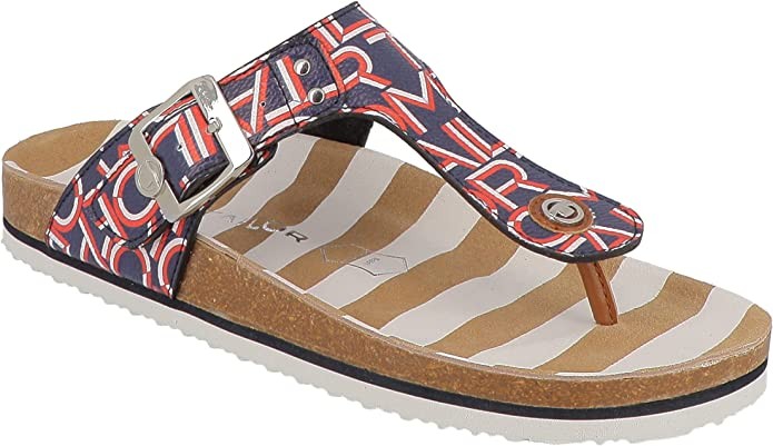 SUPREMO Komfort Sandalen blau