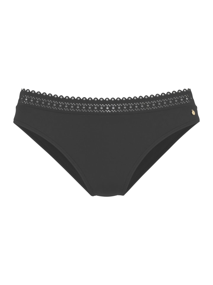 s.Oliver Bikini-Hose in schwarz günstig kaufen