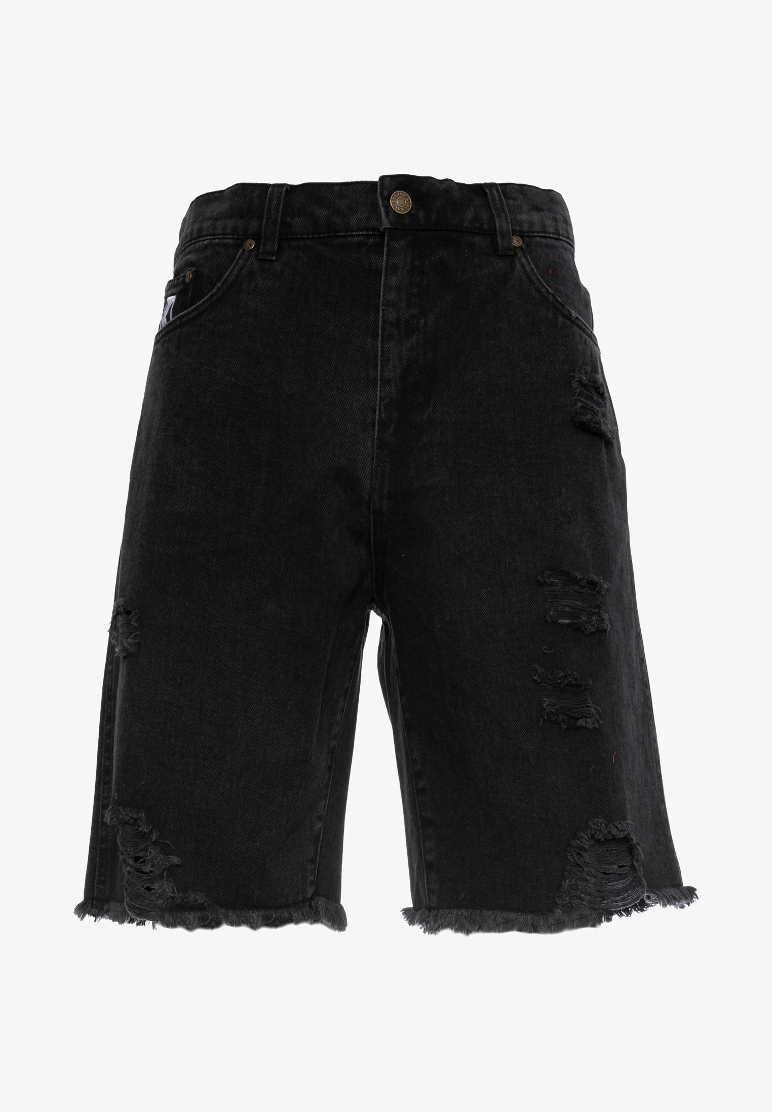 Karl Kani HEAVY DISTRESSED - Pantalones cortos vaqueros