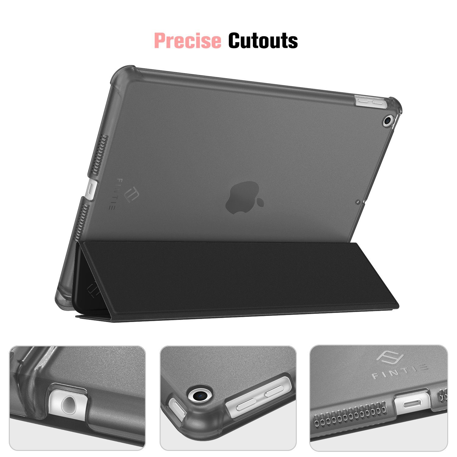 Fintie Tablet-Hülle Hülle für iPad 9. Generation 2021 / 8. Gen 2020 / 7. Gen 2019 10.2 Zoll mit Stifthalter, ultradünne leichte Schutzhülle mit transparenter Rückseite und Auto Schlaf/Wach Funktion