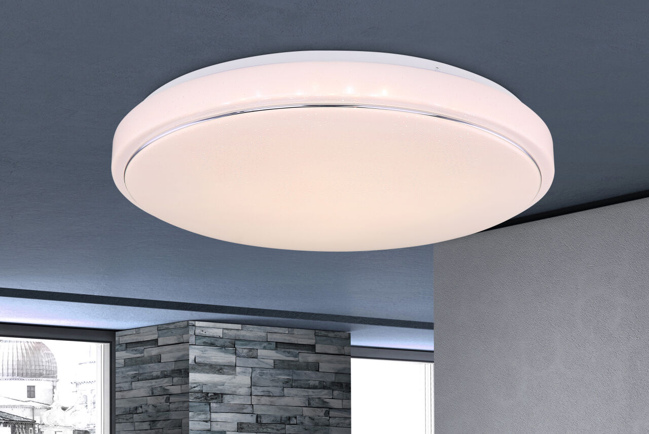 Globo Lighting - KALLE - Deckenleuchte Metall weiß, LED