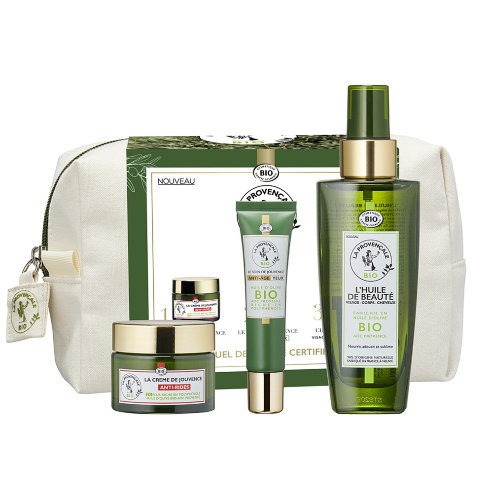 La Provençale Trousse Routine Visage Anti-rides Le Rituel de Beauté Certifié Bio