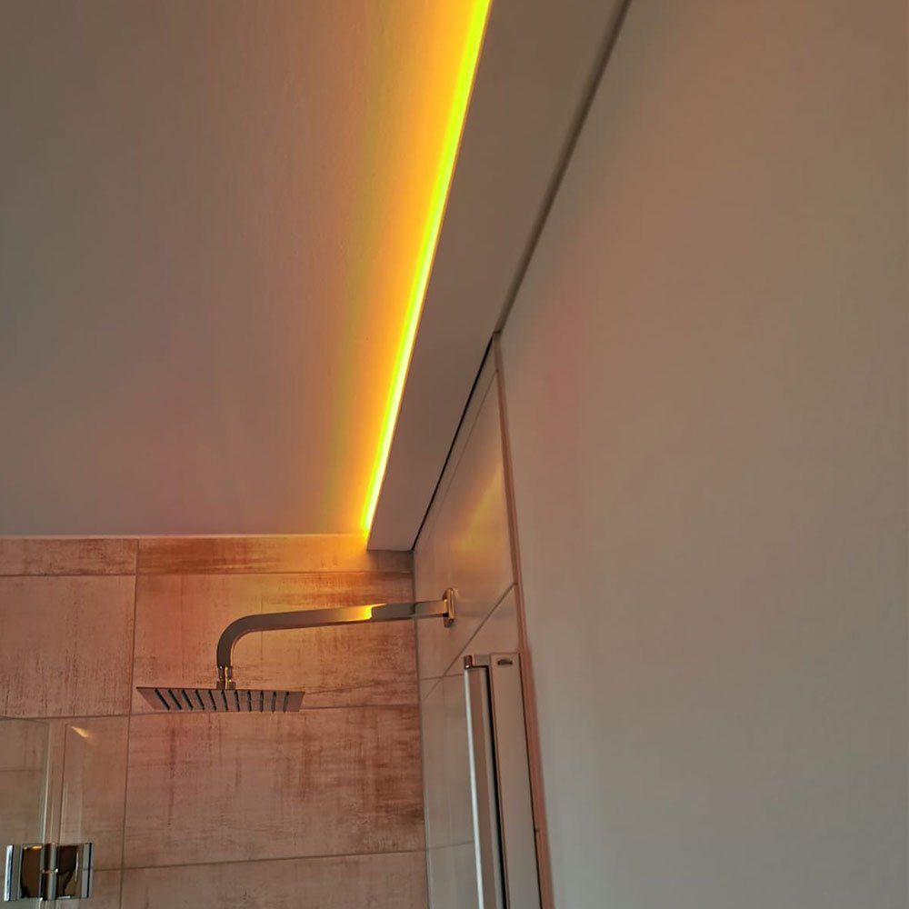 Licht-Trend Stuckleiste Dekor-Profil M Stuckleiste 1,2 m indirekt Wand oder Decke