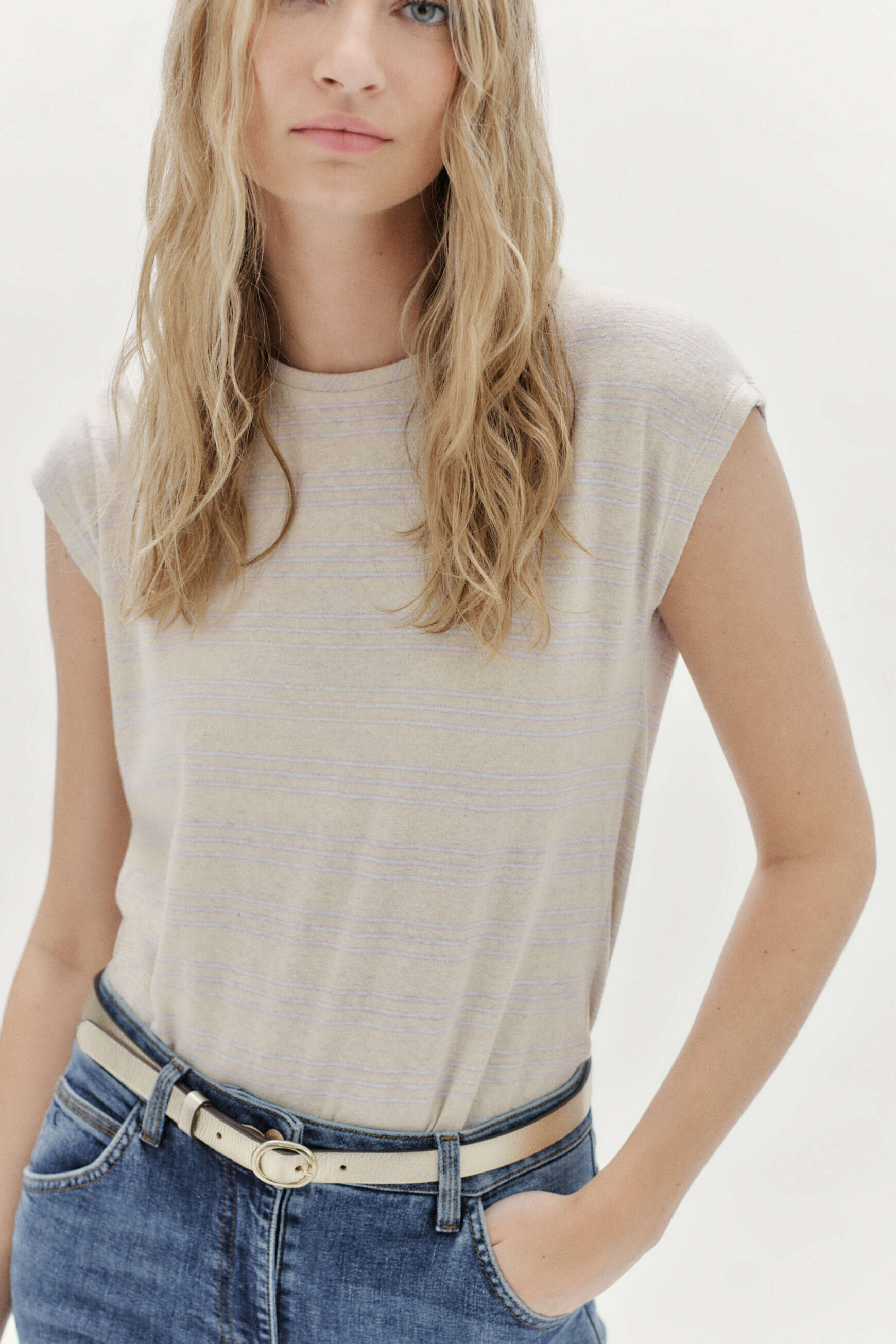 t-shirt jovita parme femme