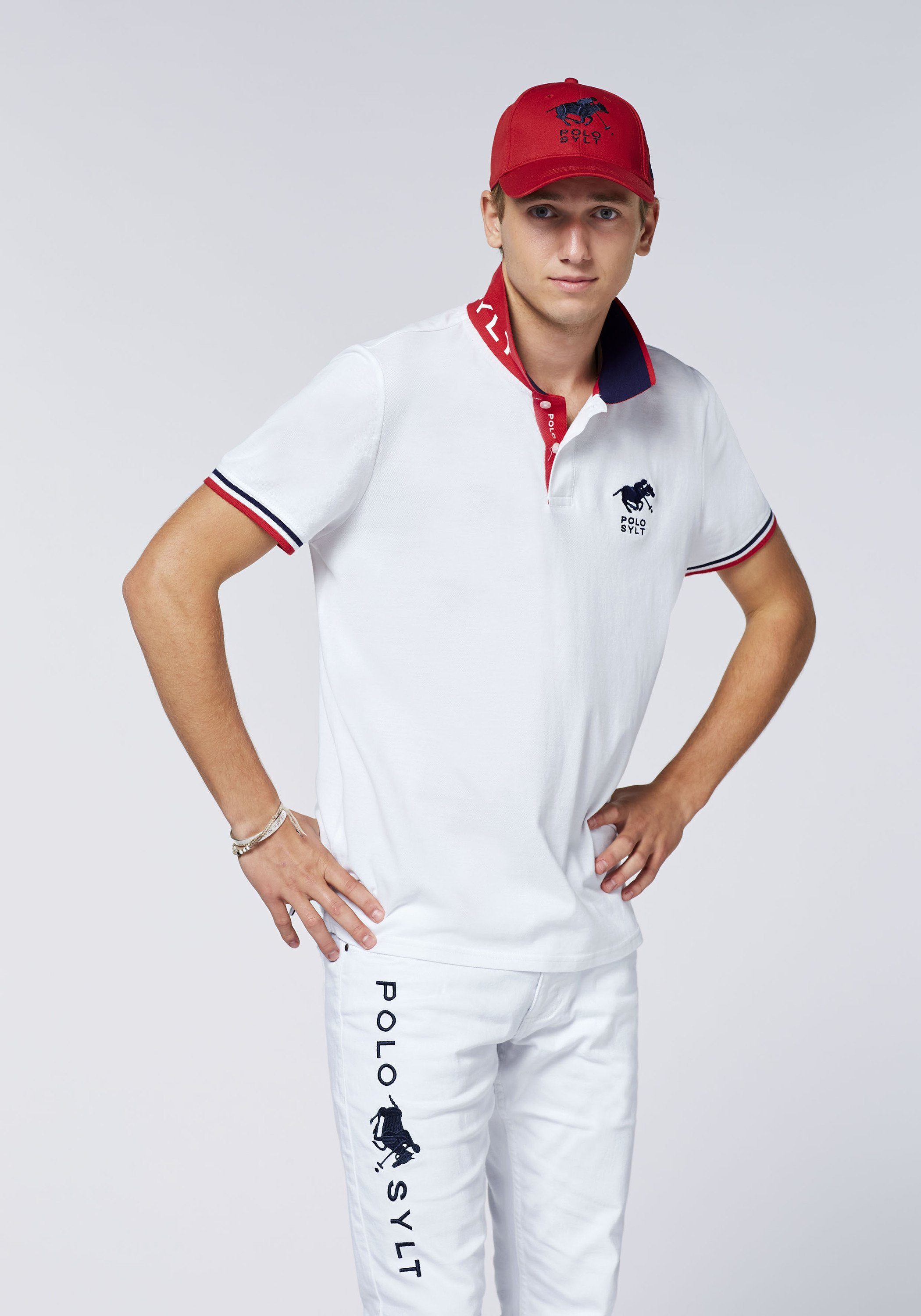 Polo Sylt Poloshirt aus Baumwoll-Piquéqualität