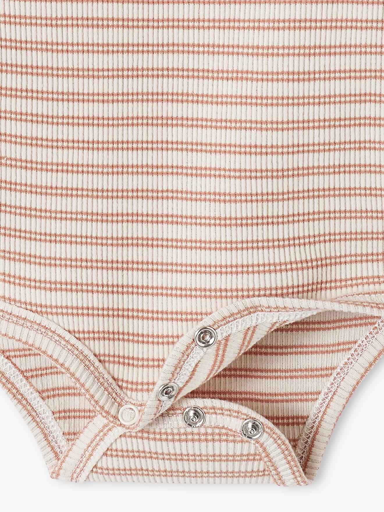 Vertbaudet 4-teiliges Baby-Set, mitwachsend Oeko-Tex - pekannüsse