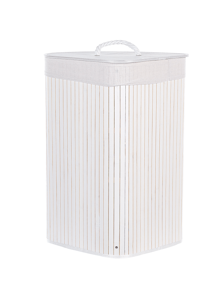 Beliani Wäschekörbe MATARA in Weiß - (W) 60 x (H) 60 x (L) 35 cm günstig kaufen onesize
