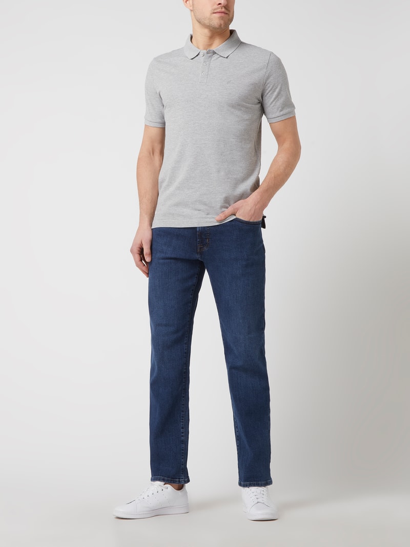 Jeans mit Stretch-Anteil Modell 'Dijon' in jeans