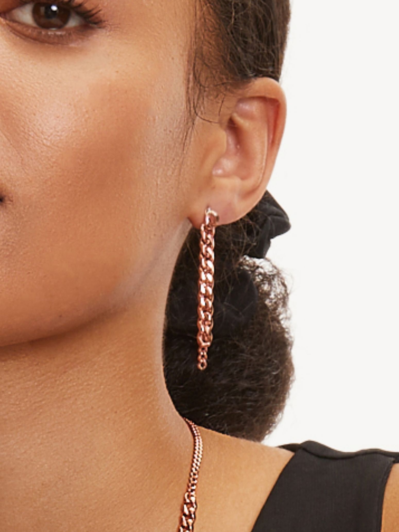 Boucles d'oreille - or rose