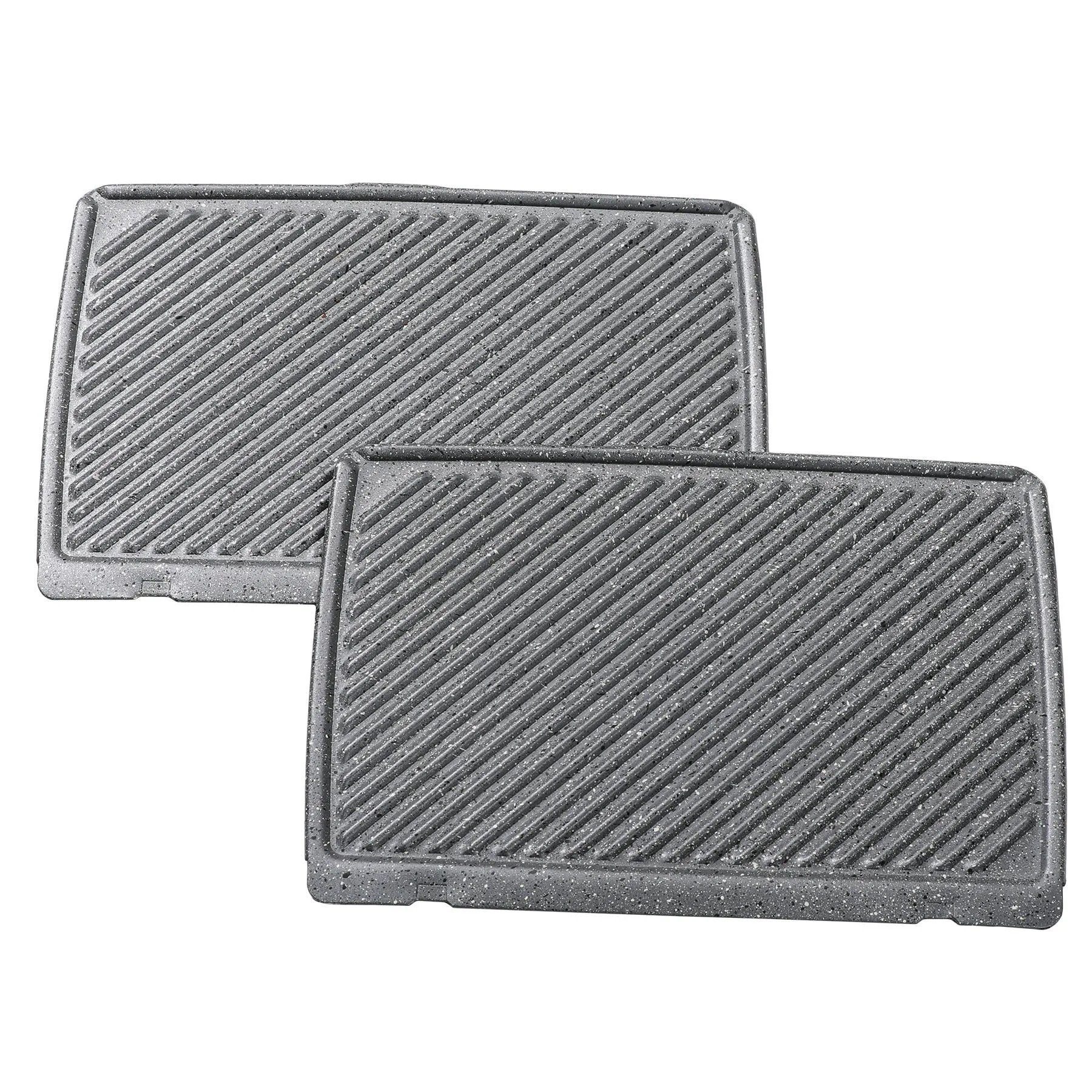 Arzum Sandwichmaker Sandwichmaker 1800W Antihaft-Gusseisenplatte in Granitoptik Edelstahl