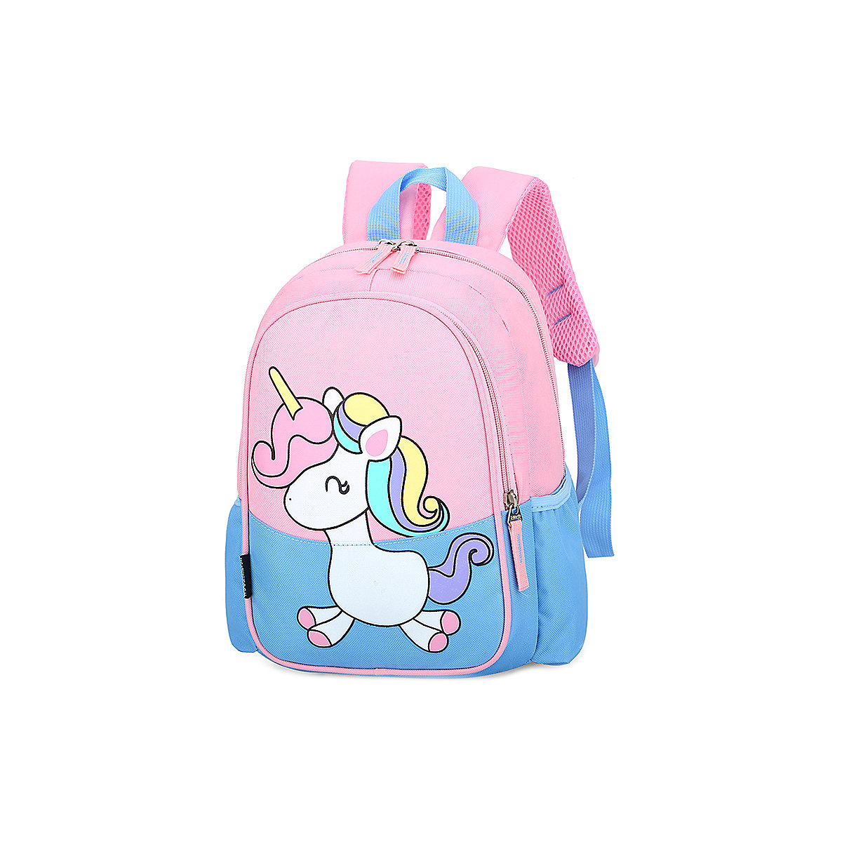 Rucksack Regenbogen Einhorn Kindergartenrucksäcke für Mädchen