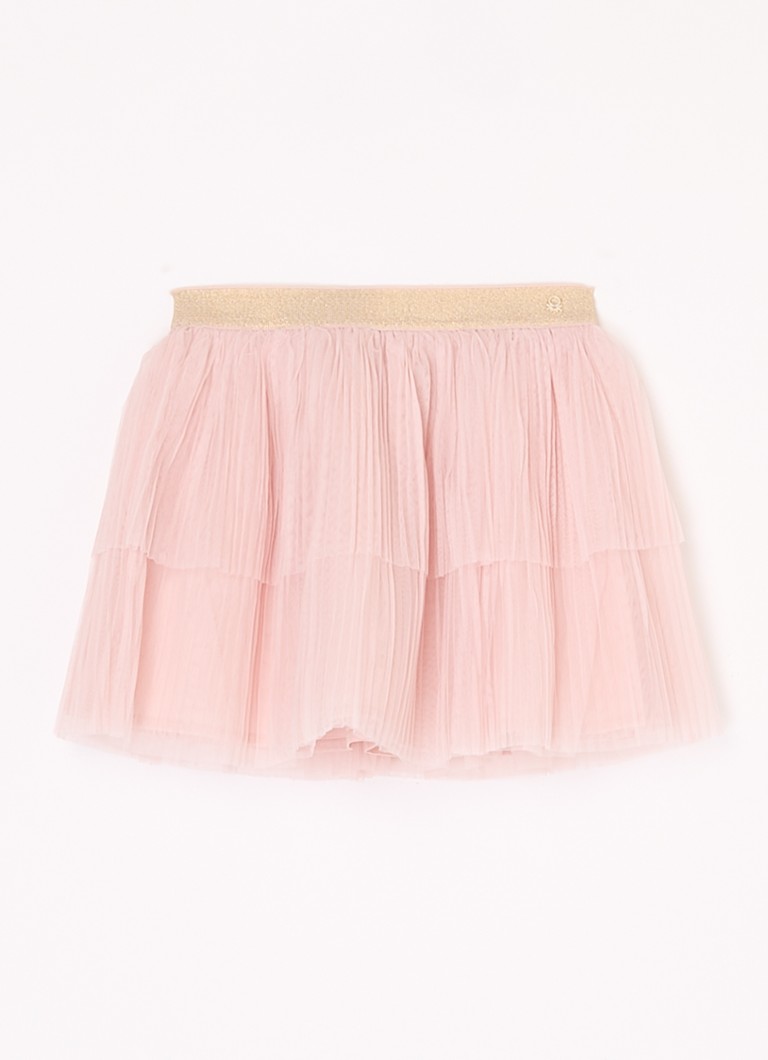 Fustă Benetton din tul cu lurex