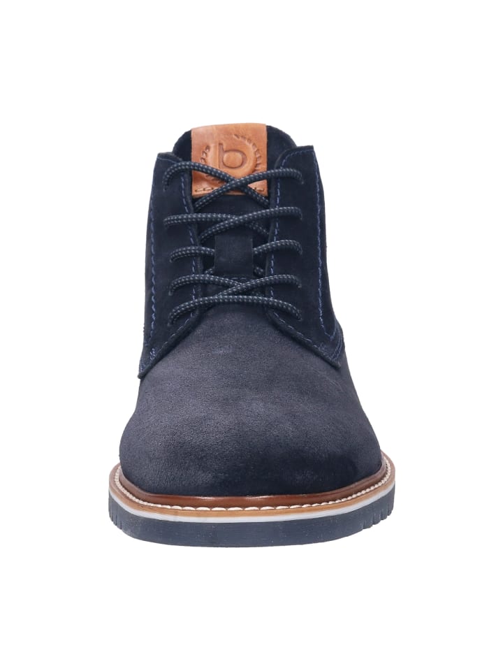 Bugatti Schnürstiefel in blau günstig kaufen