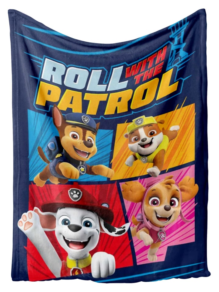 Paw Patrol Decke Paw Patrol in blau günstig kaufen onesize