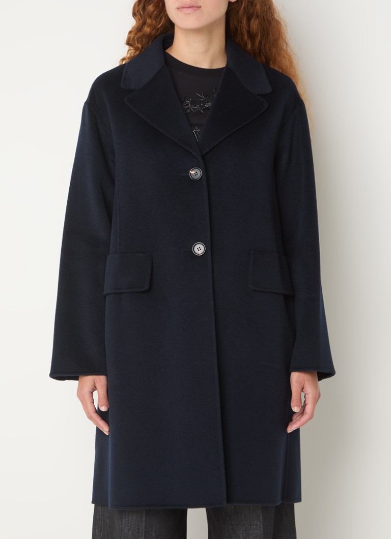 MaxMara Virgin wool coat with side pockets