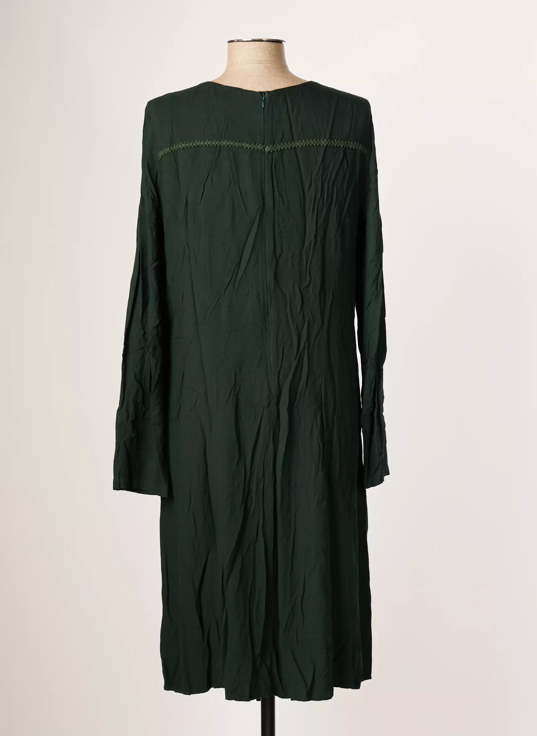 Zyga Robes Mi Longues Femme couleur vert