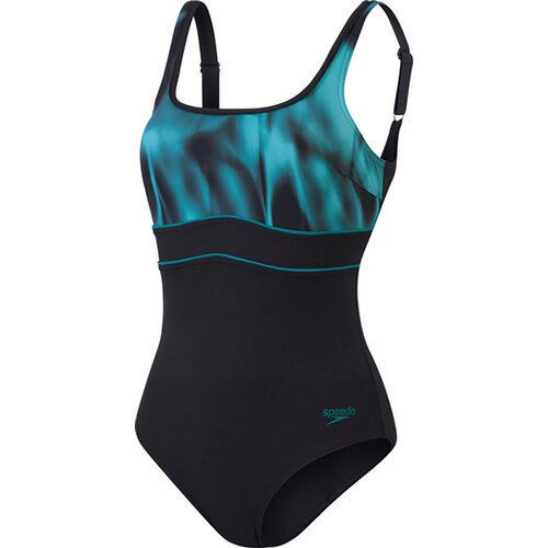 DAMEN BADEANZUG SPDSCU C ECLIPSE PT 1PC AF BLACK/GREEN