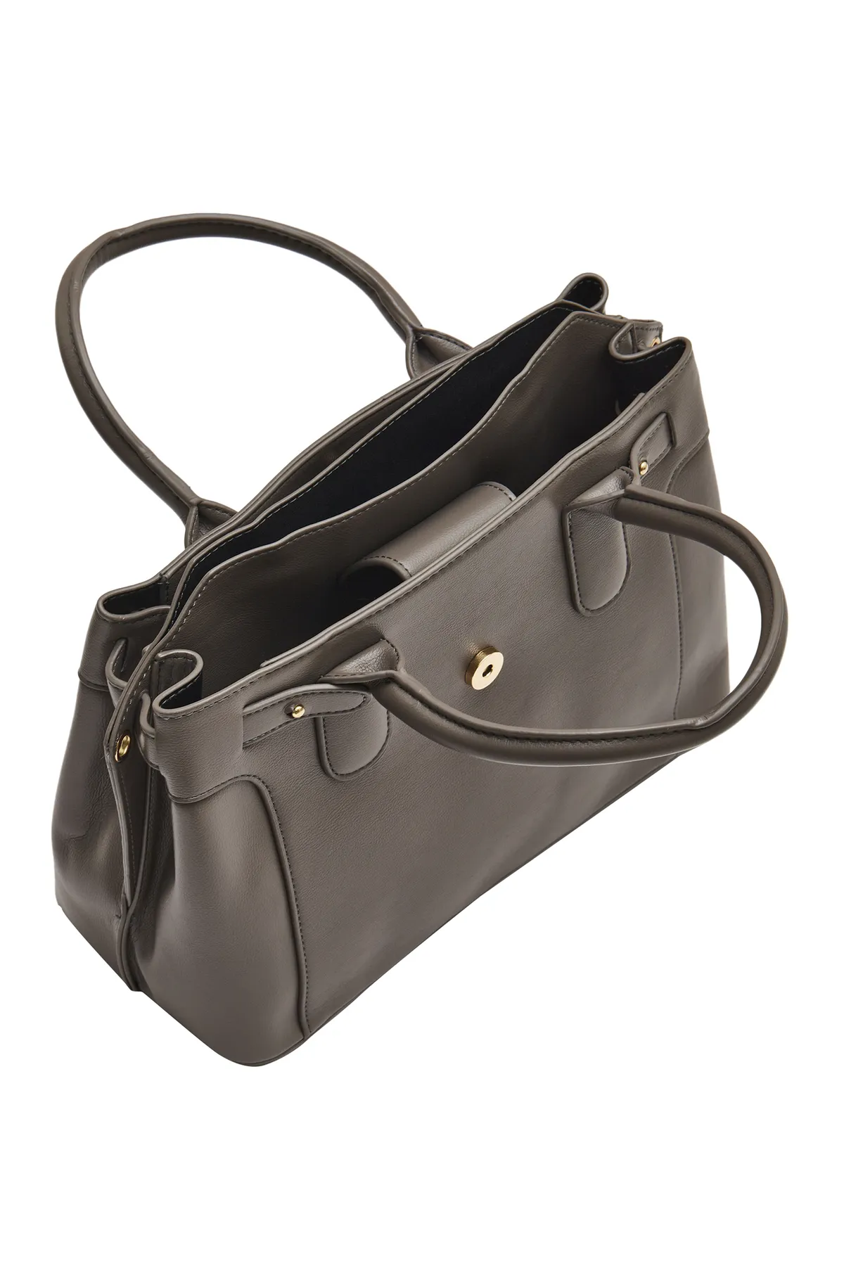 USHA  Handtasche - Grau - Unifarben