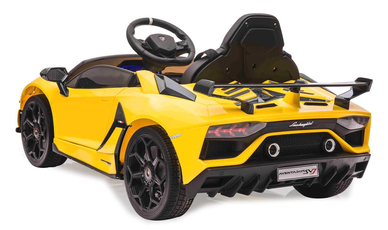 Jamara e.K. JAMARA-460689-Ride-on Lamborghini Aventador SVJ gelb 12V