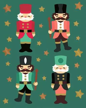 CreArt Christmas Nutcracker Delight - Malen nach Zahlen für Erwachsene
