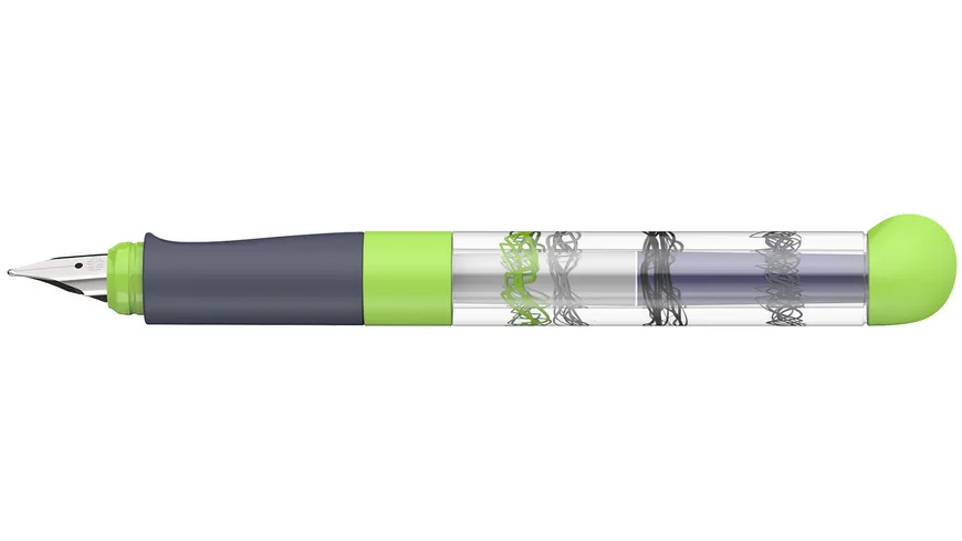 Schneider Füllhalter Base Kid Feder A grau/grün