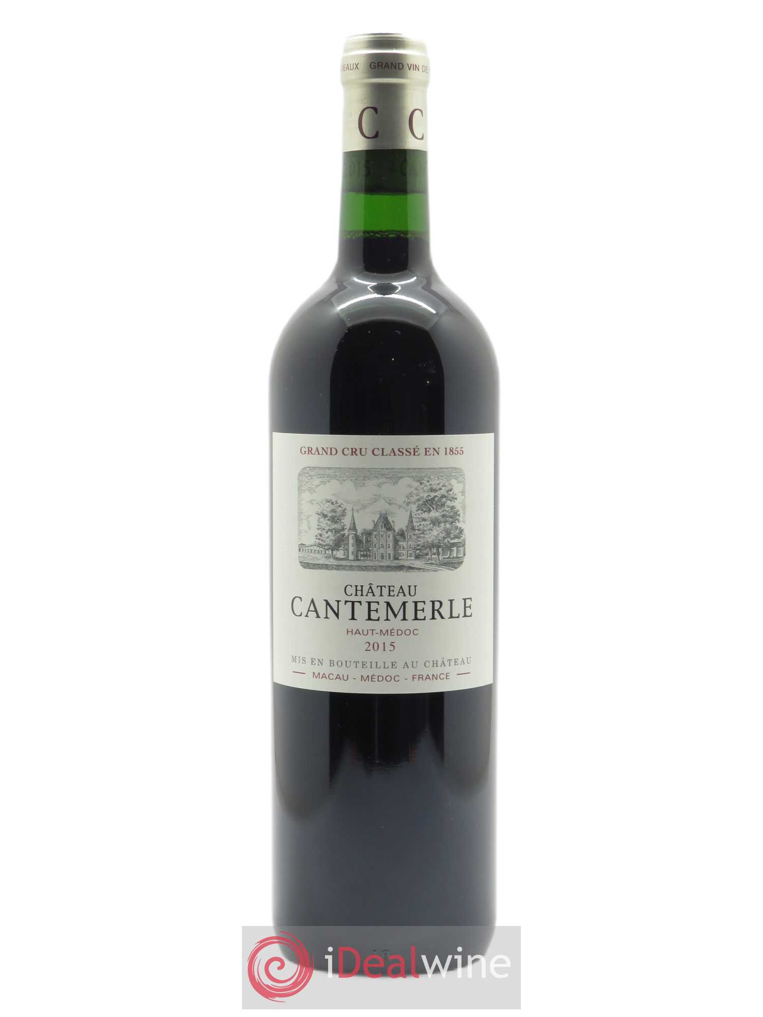 Château Cantemerle 5ème Grand Cru Classé  2015 - Lot de 1 Bouteille
