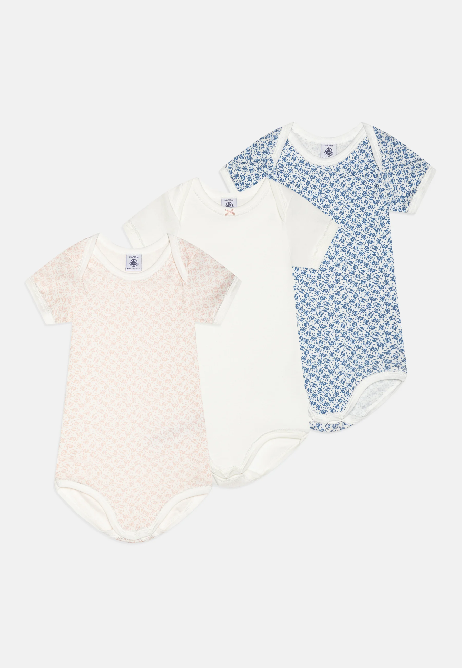 Petit Bateau BABY UNISEX 3 PACK - Body