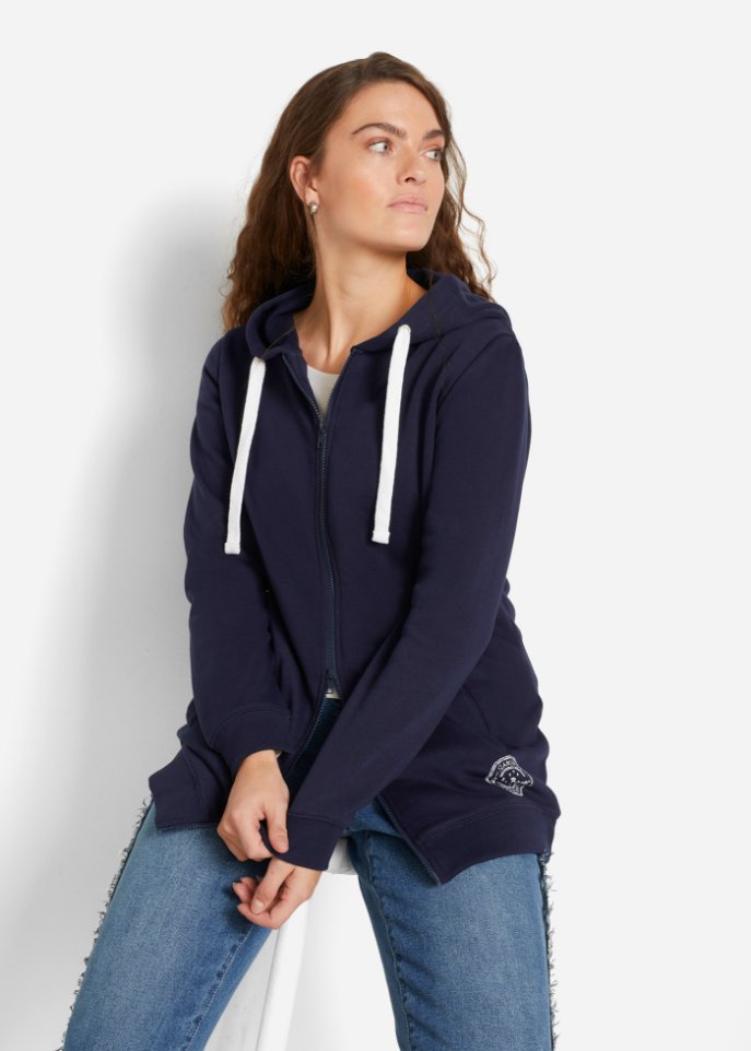Long-Sweatjacke