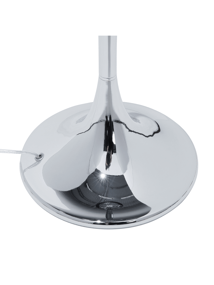 Beliani Stehleuchten EVANS in Silber/Grau - (W) 40 x (H) 165 x (L) 40 cm günstig kaufen onesize