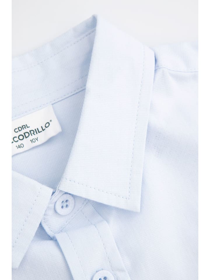 Coccodrillo Kurzarmhemd in blau günstig kaufen