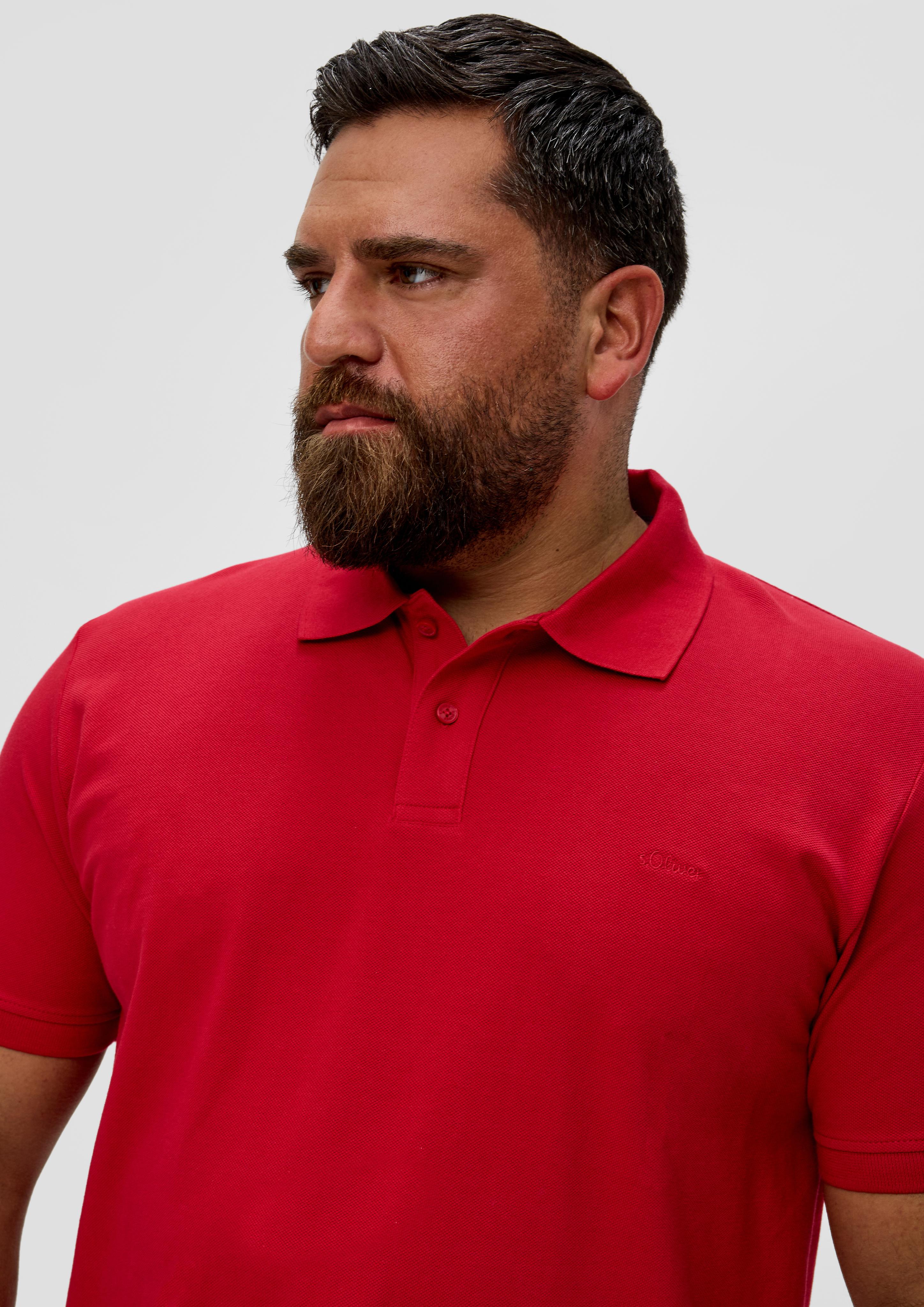 Poloshirt aus Baumwollpiqué  2148696-3160