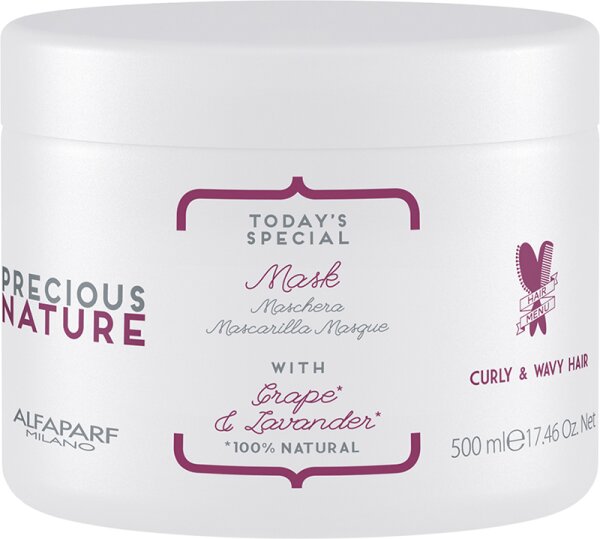 Alfaparf Milano Precious Nature Curly & Wavy Hair Mask with Grape & Lavender Haarmaske
