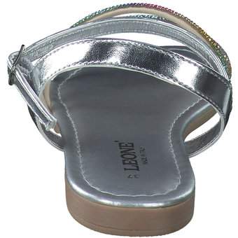 Leone Sandale in silber