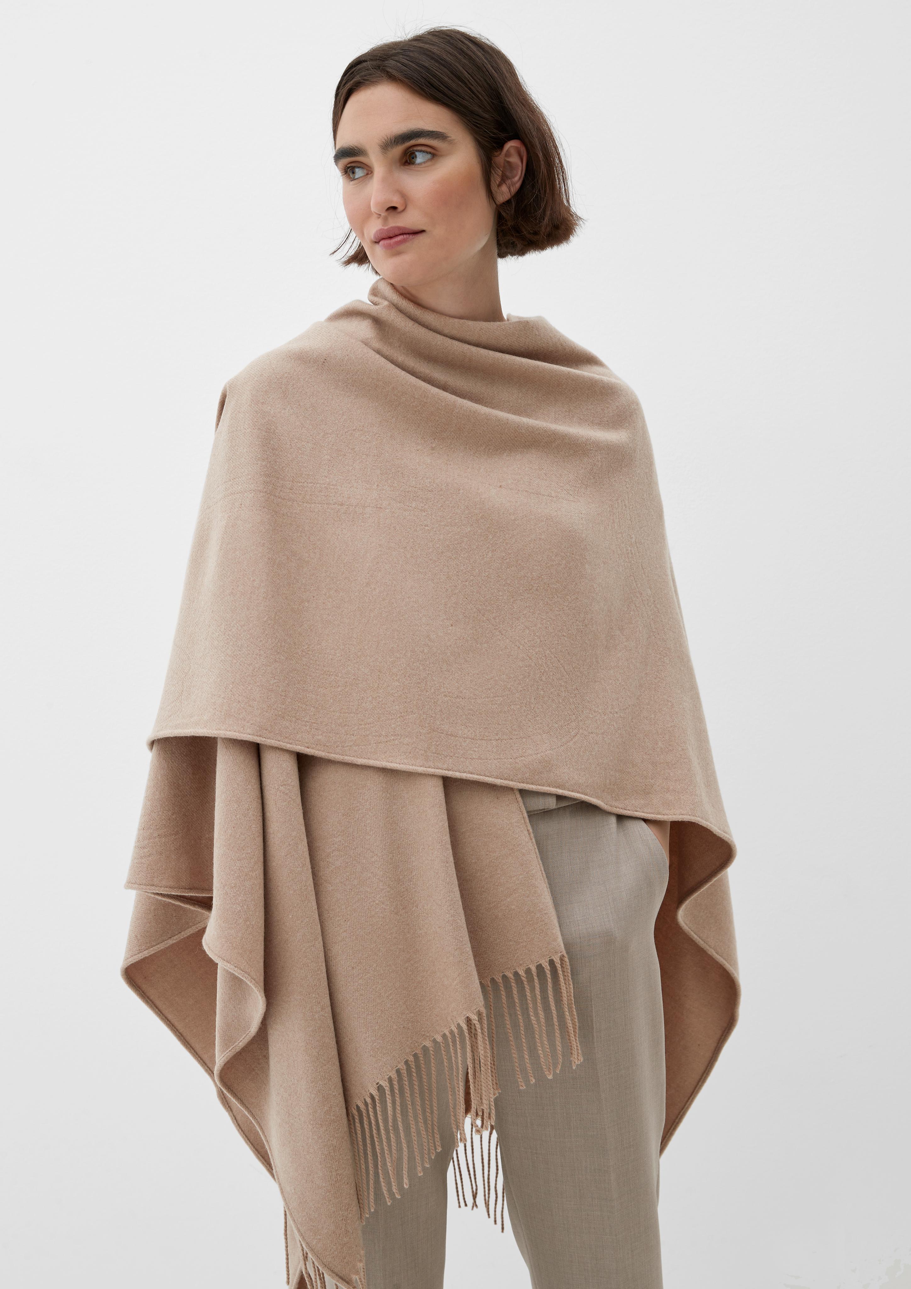 Poncho aus Viskosemix  2123619-8166