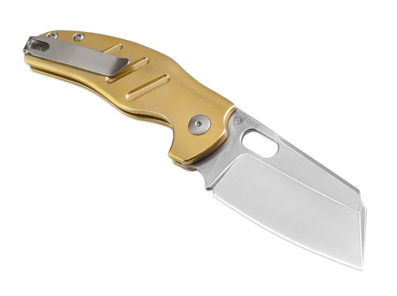 Sheepdog C01C Brass Button Lock