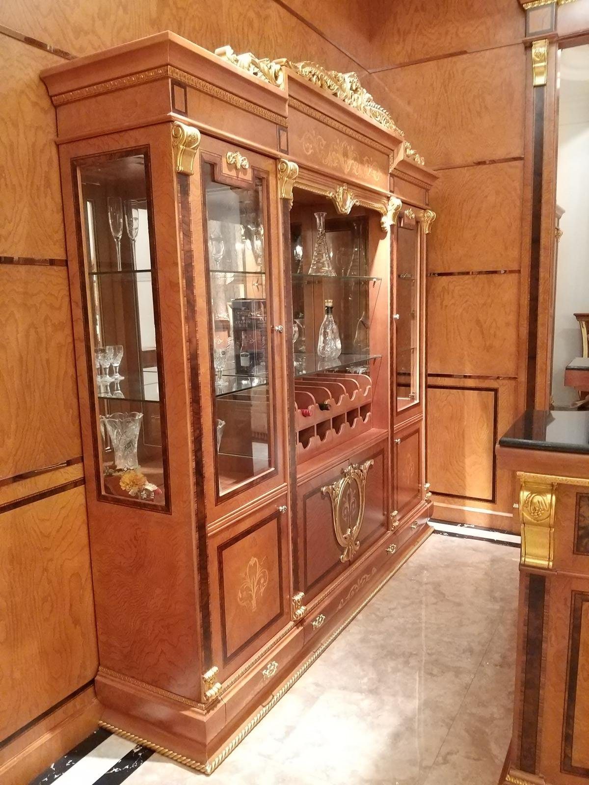 JVmoebel Barschrank Vitrine Bar Schrank Schränke Hausbar Klassische Bar Antik Stil