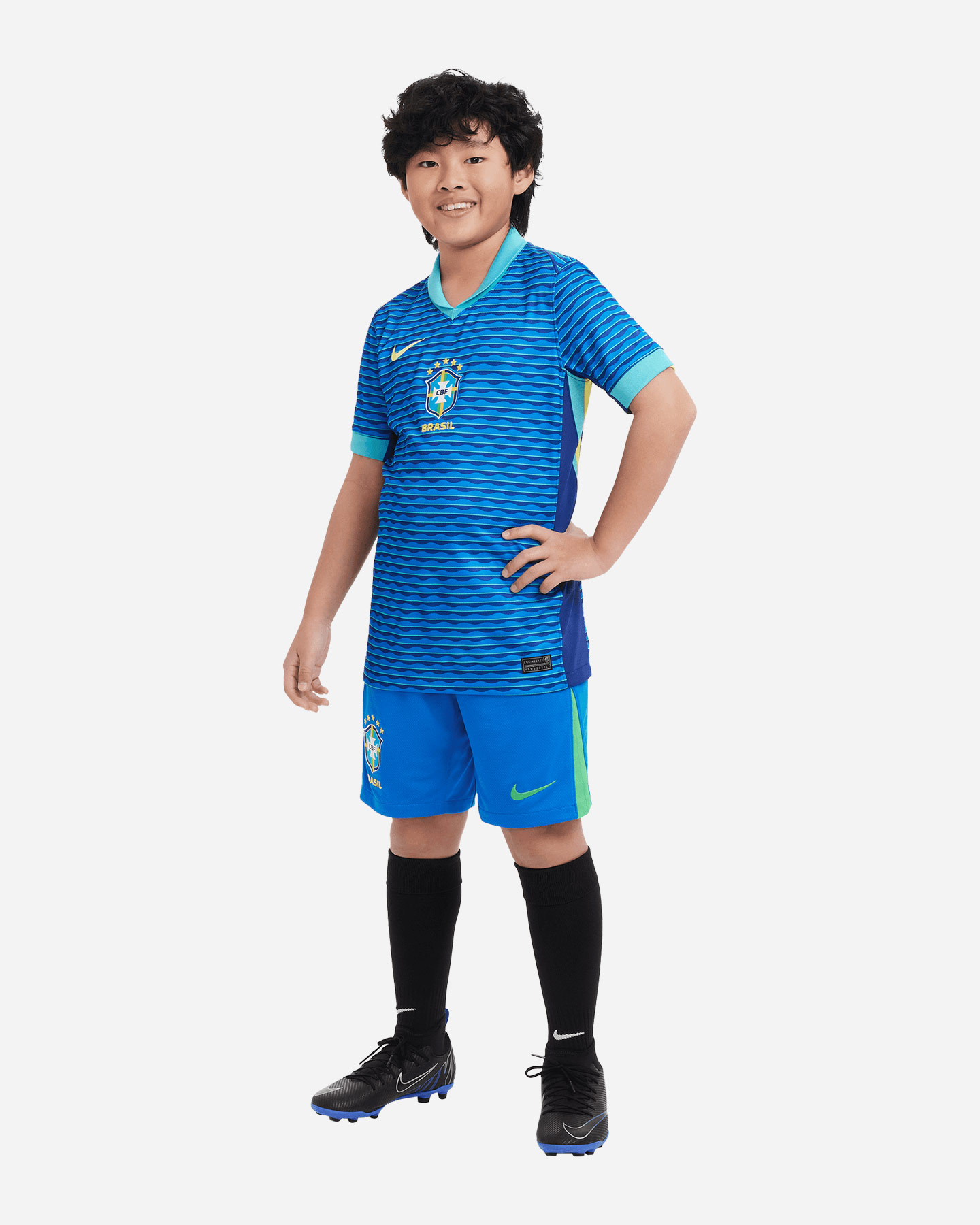 Futbalové šortky Nike Dri Fit Brazil Home 23-24 Jr FJ4431-458
