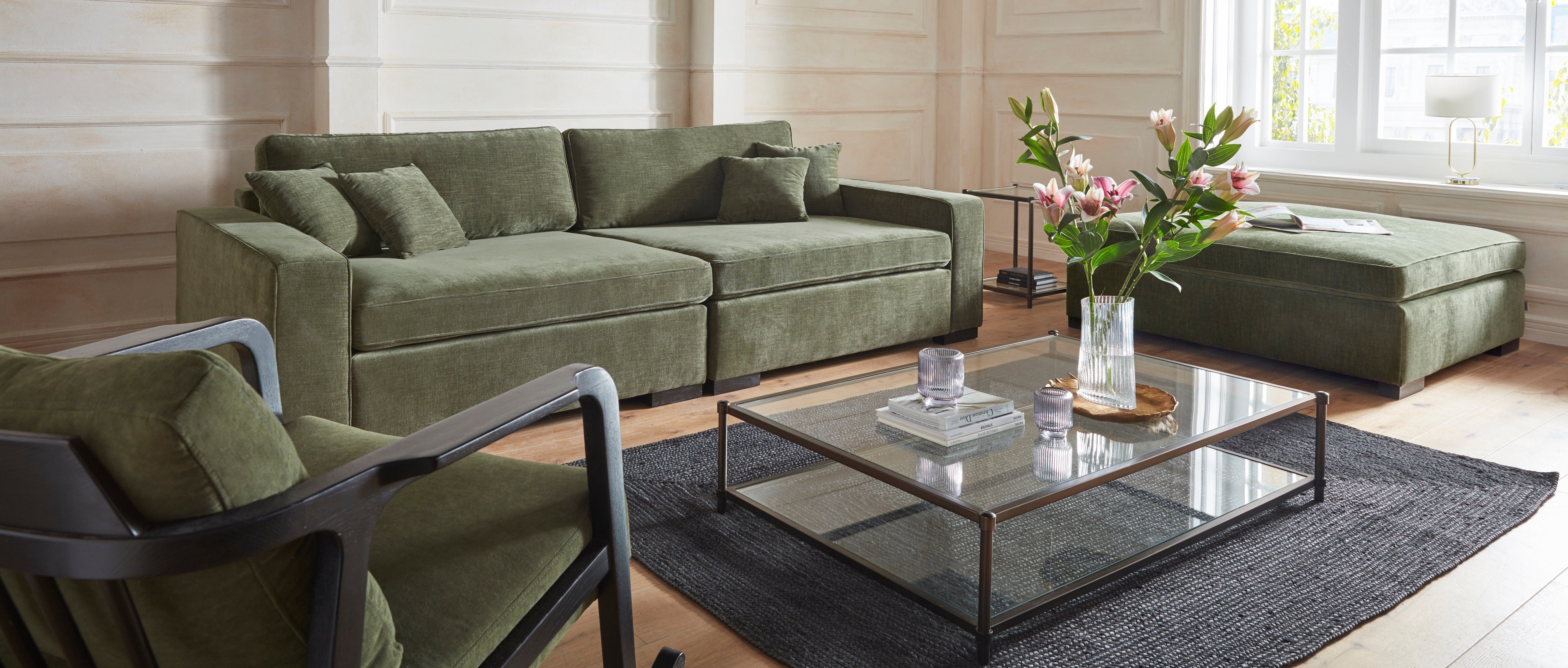 GMK Collection Couchtisch Lieke, 0,6cm starke Glastischplatte, Tischbeine aus Metall, Mit 1 Ablageboden