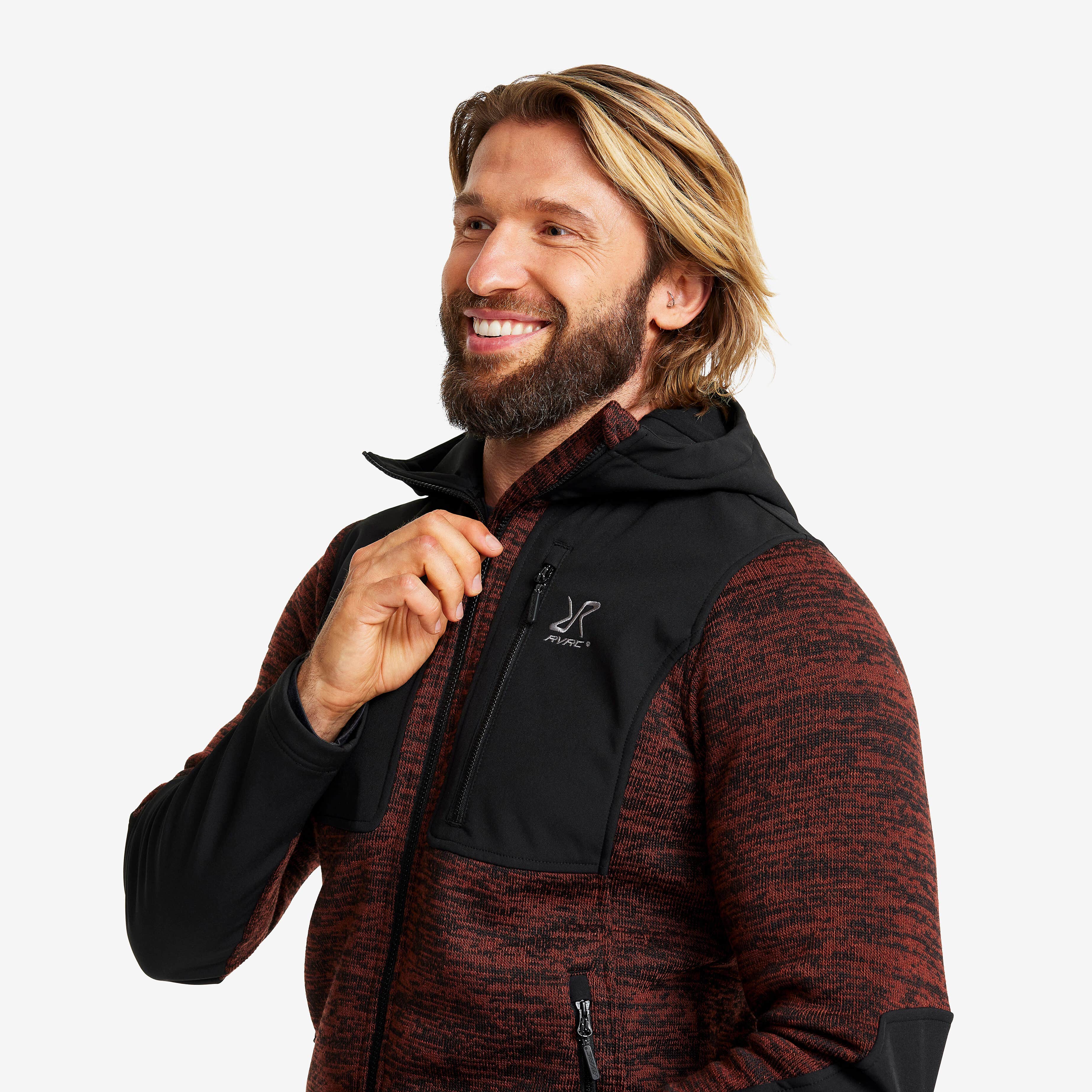 Wander Pro Wool Hoodie Homme Smoked Paprika