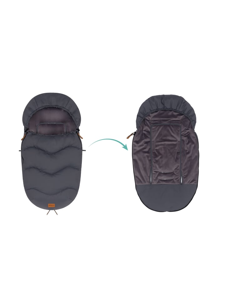 fillikid Winterfußsack Nuptse Exklusiv in Grau günstig kaufen onesize