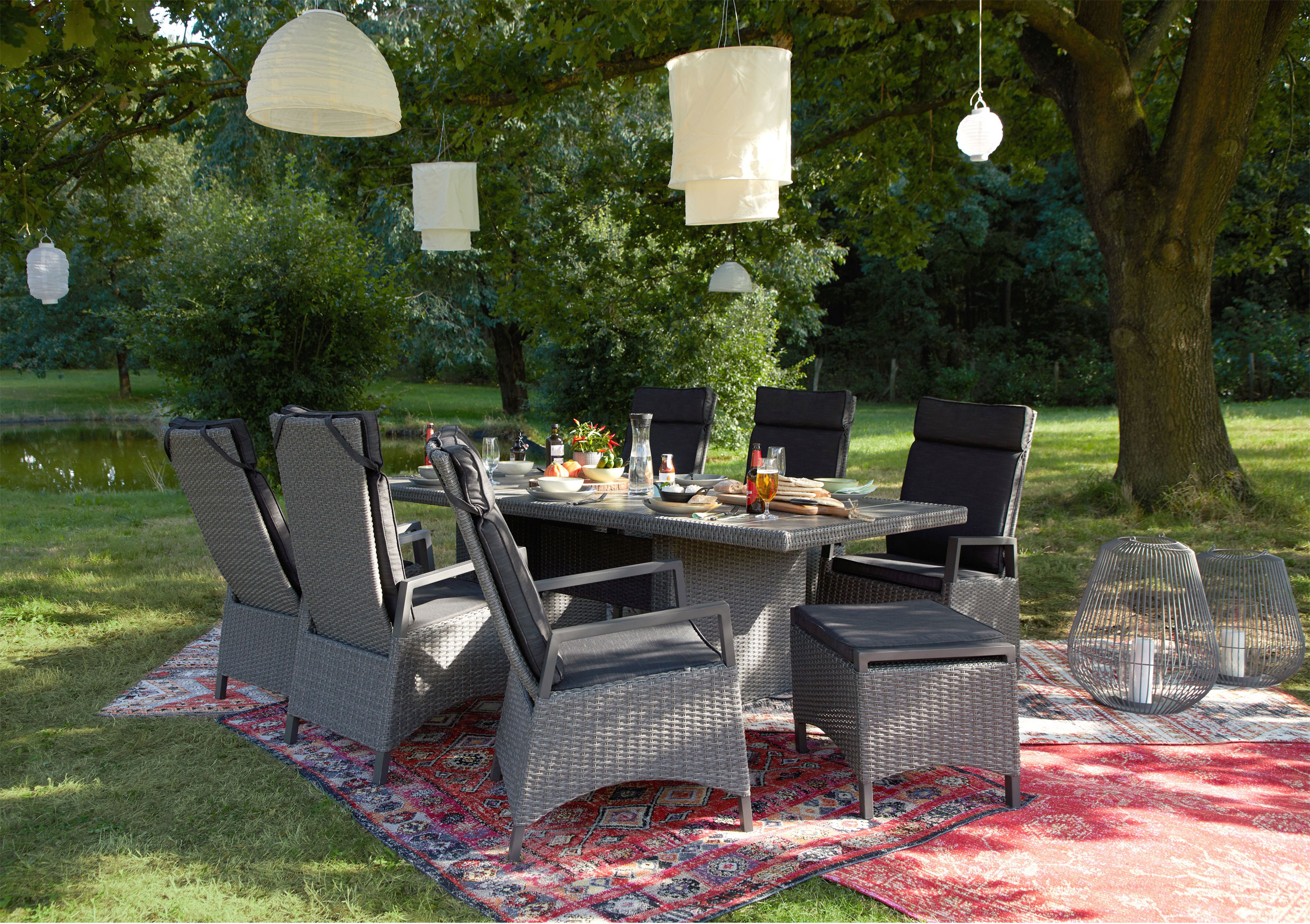 OUTDOORGartensessel Rückenverstellung