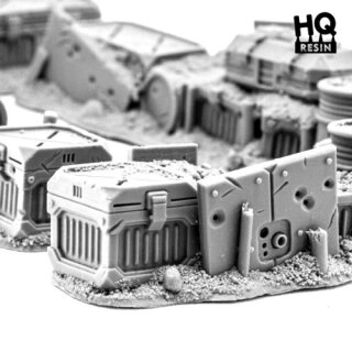 HQ Resin - Space Colony Barricades