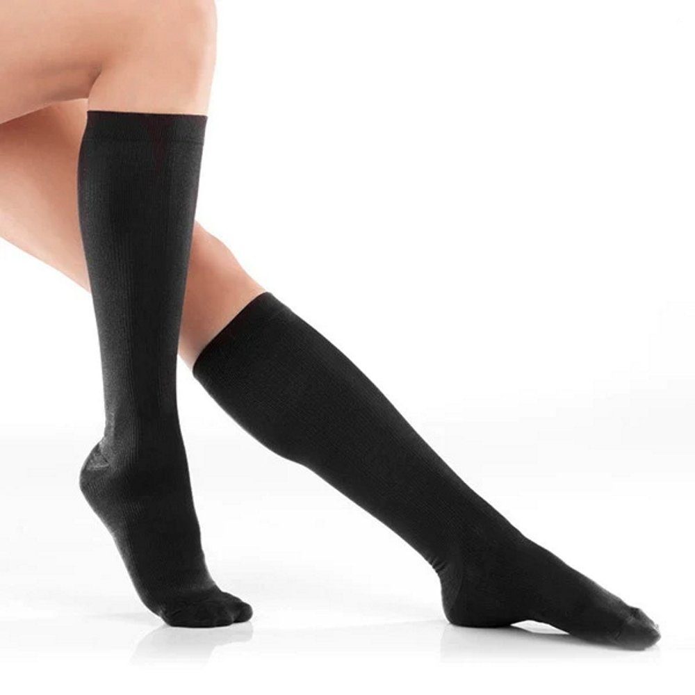 MAVURA Kompressionsstrümpfe MiracleSocks Kompressionssocken Stützstrümpfe Reisestrümpfe Unisex (Herren & Damen) schwarz