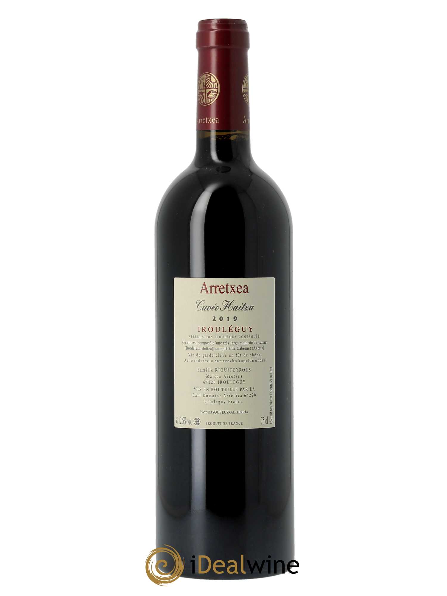 Irouléguy Cuvée Haitza Arretxea (Domaine)  2019 - Lot de 1 Bouteille