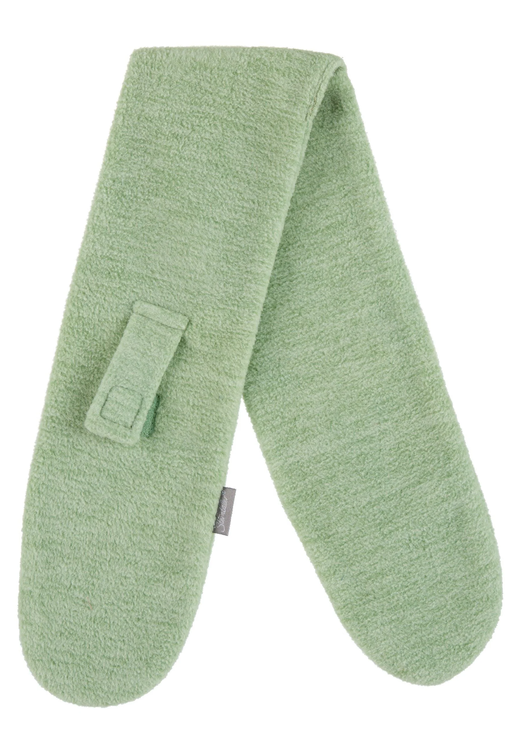 Schal aus Microfleece melange (recycelt) m. Riegel