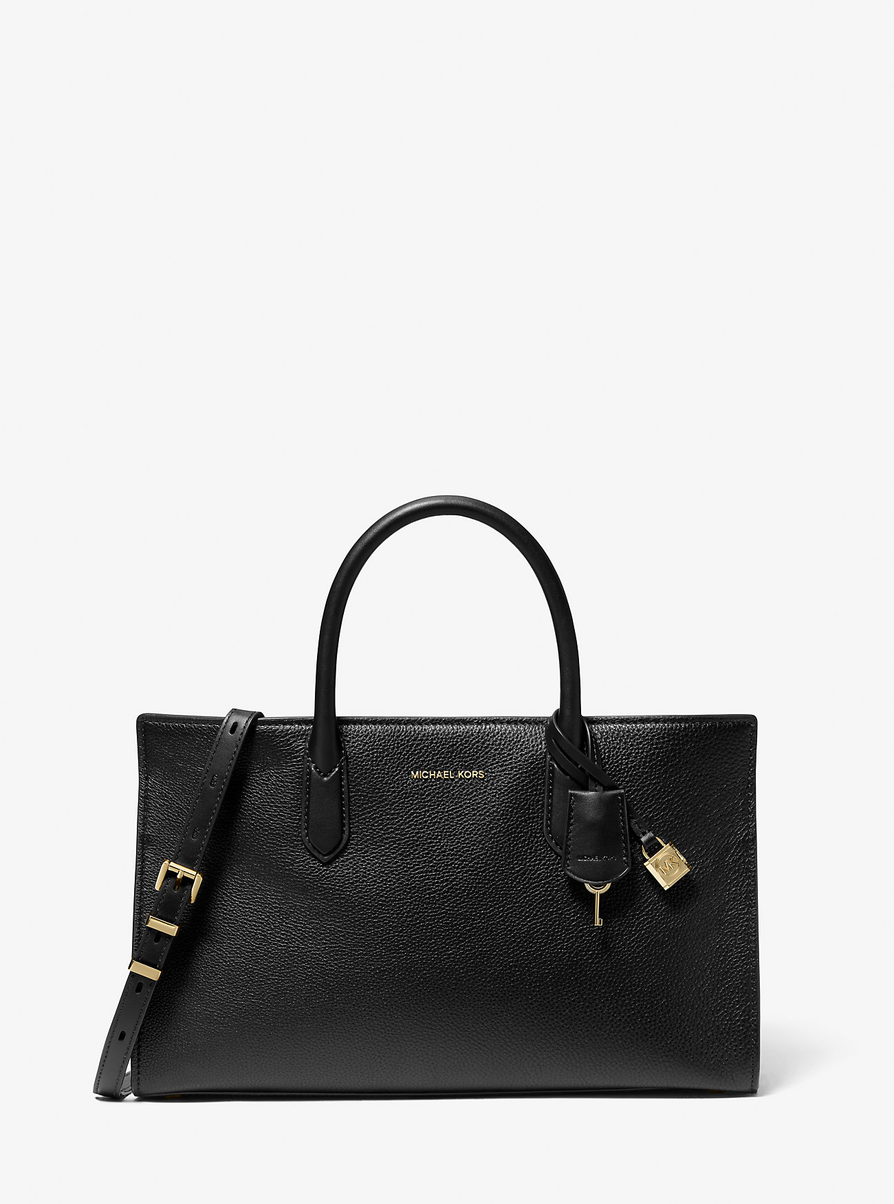 Scarlett Medium Skinnveske - SVART