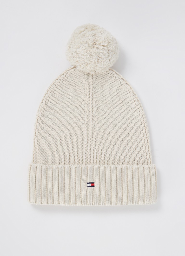 Șapcă Tommy Hilfiger Essential Logo Pom-Pom