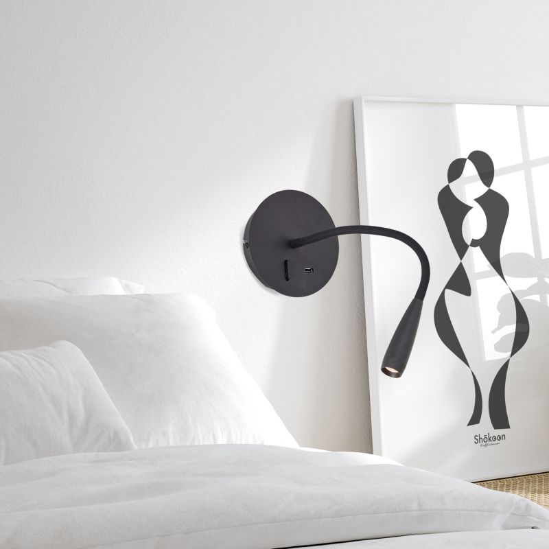 Brilliant LED Wandleuchte Jutta 1-flg