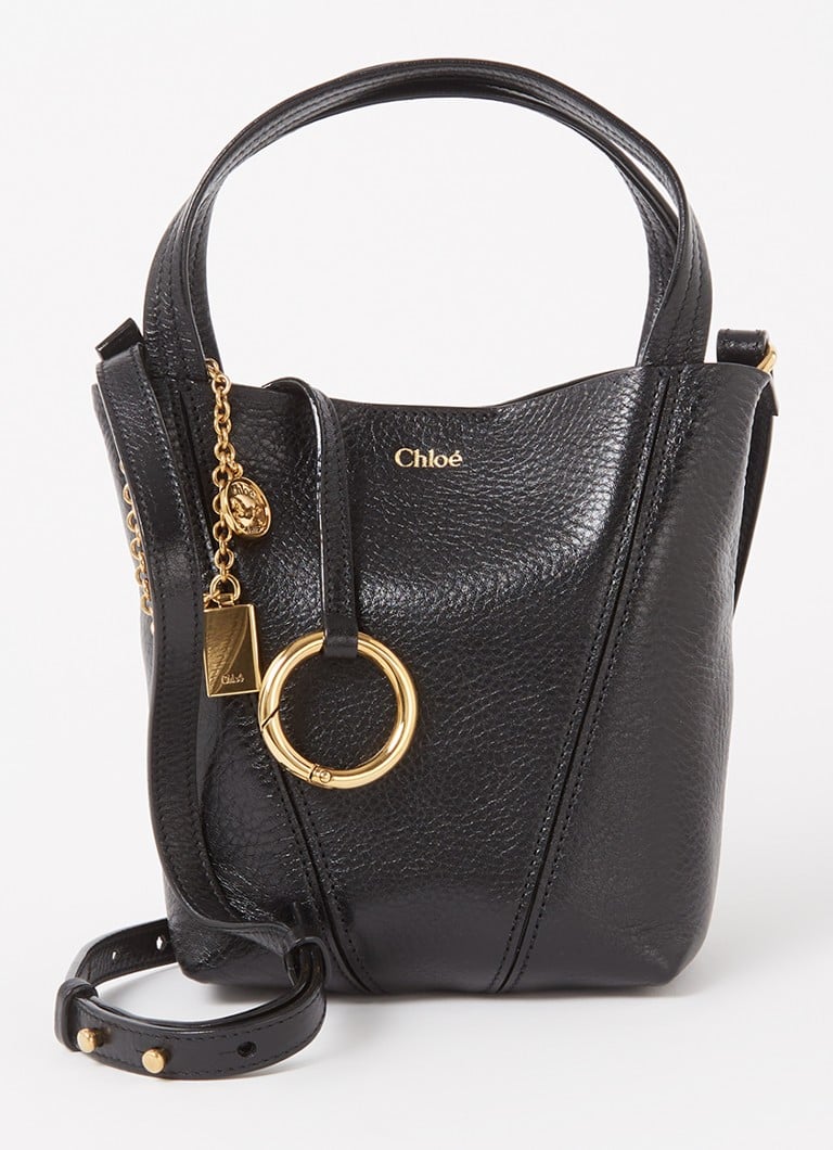 Chloé Spin calfskin crossbody bag with detachable shoulder strap