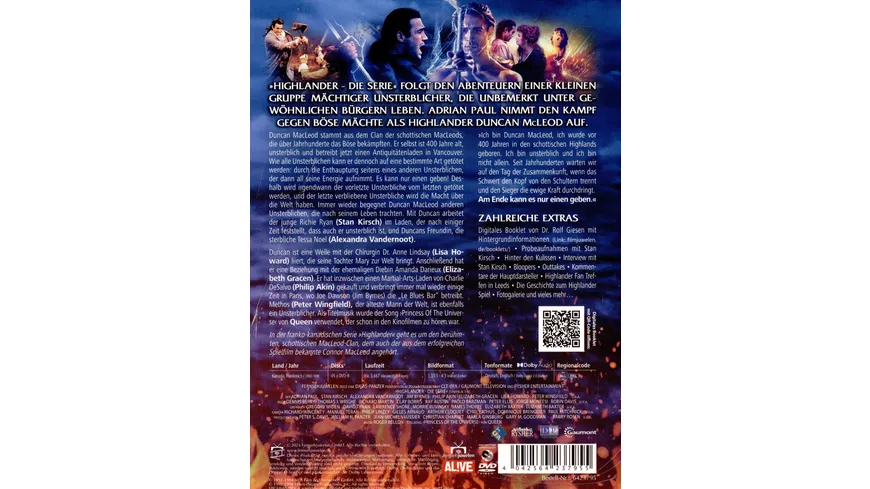 Highlander - Gesamtedition: Die komplette Serie mit Adrian Paul (Alle 6 Staffeln)  [45 DVDs]